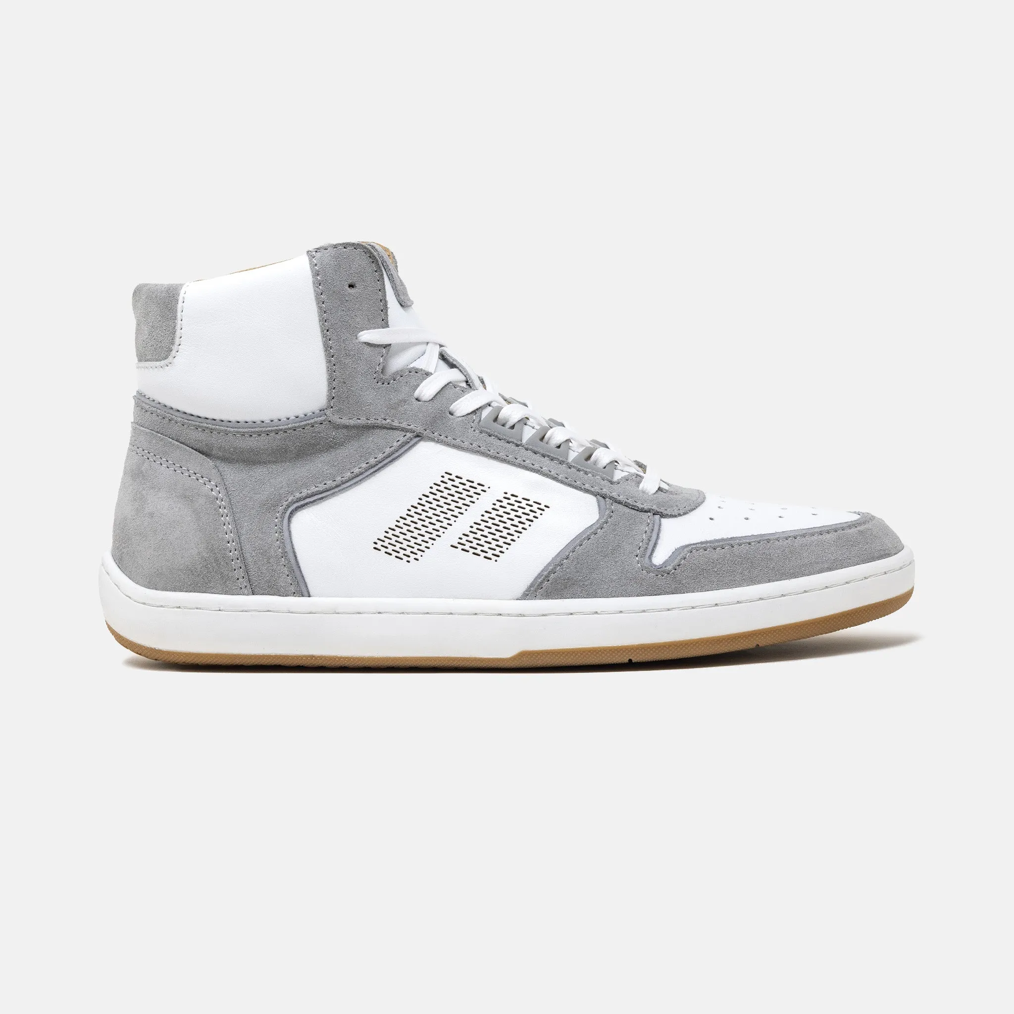 Drift Mid - White/Grey sold by Piloti Driving Shoes