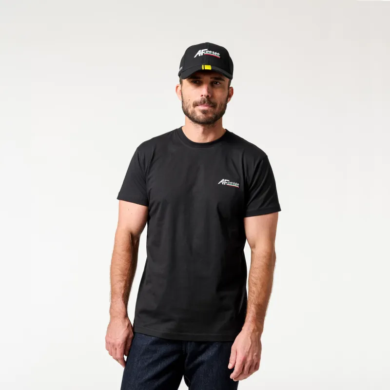 Pit Crew T-Shirt - AF Corse Black sold by Piloti Driving Shoes