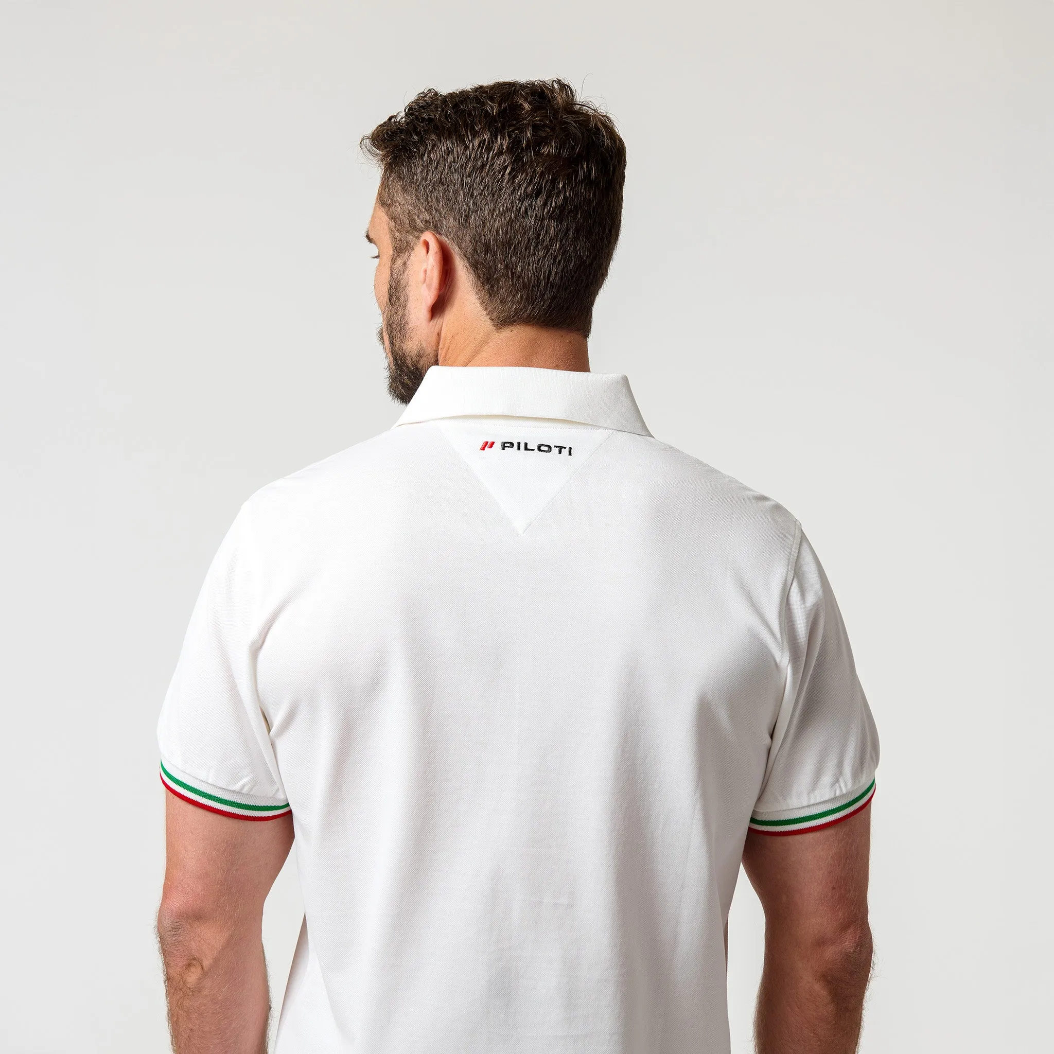 Grand Prix Polo - AF Corse White sold by Piloti Driving Shoes product image thumbnail 3