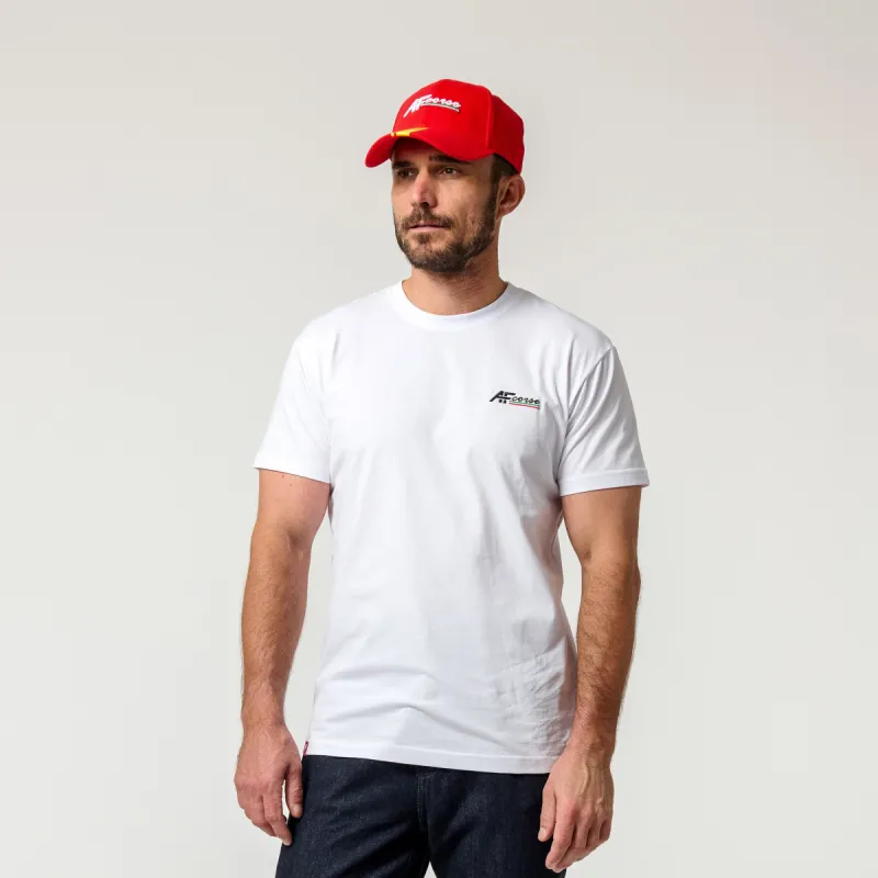 Pit Crew T-Shirt - AF Corse White sold by Piloti Driving Shoes