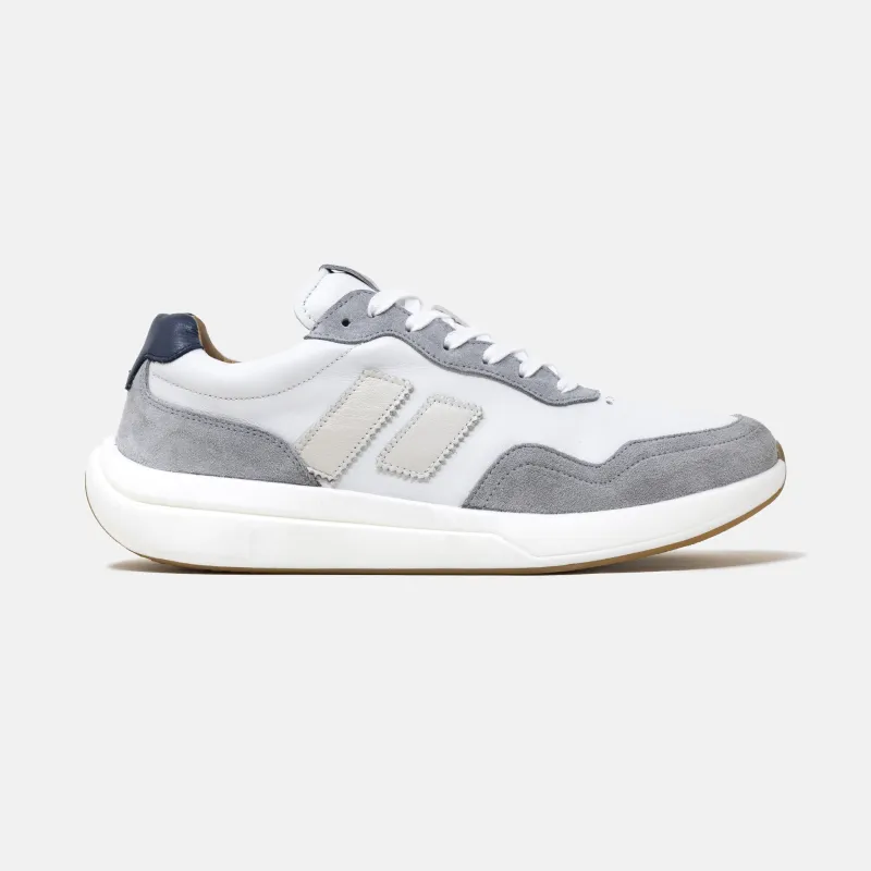Modena - White/Grey/Navy sold by Piloti Driving Shoes