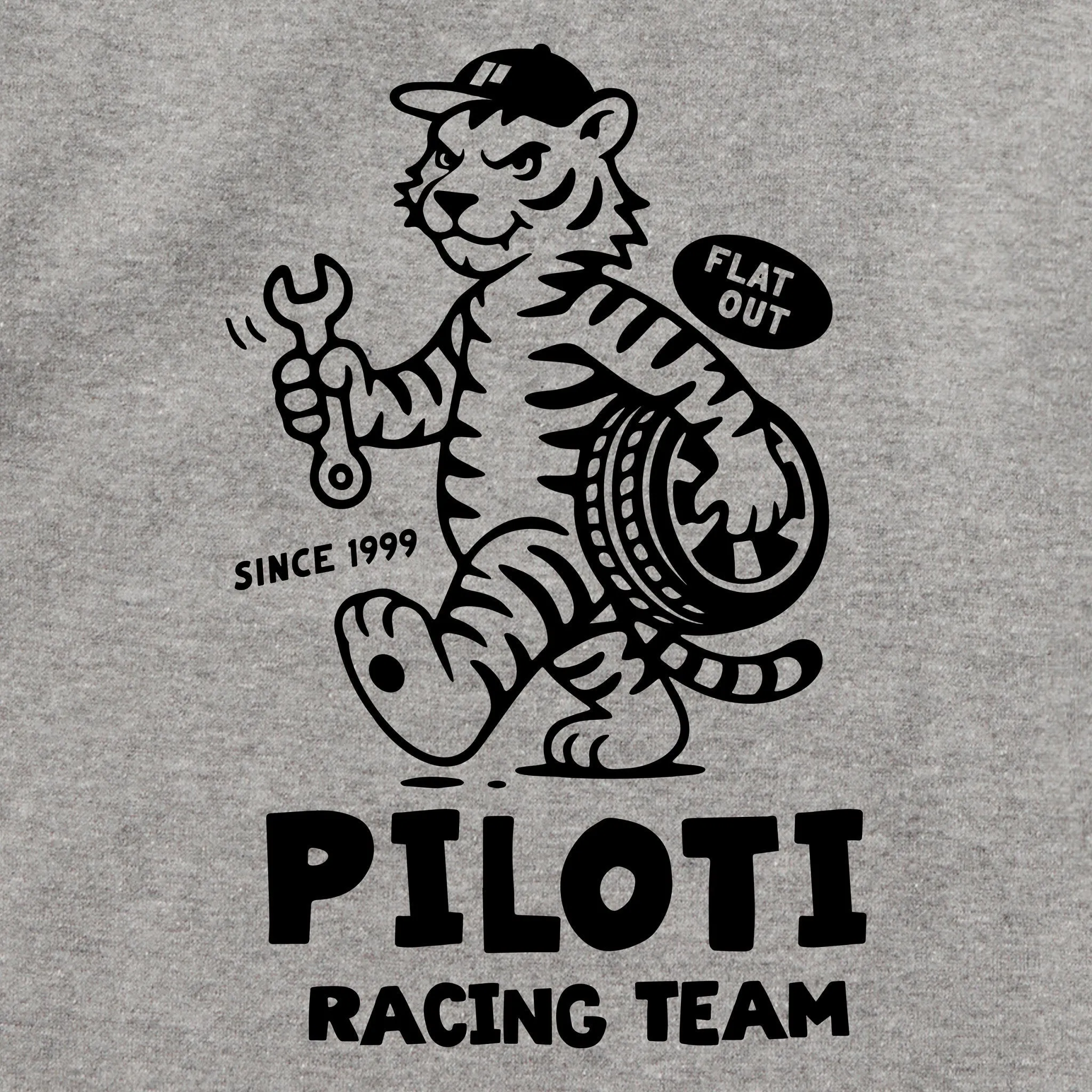 Tiger Crewneck - Carbon Grey sold by Piloti Driving Shoes product image thumbnail 5