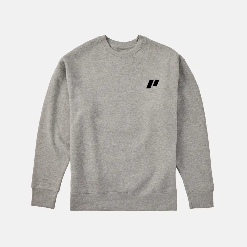 Tiger Crewneck - Carbon Grey sold by Piloti Driving Shoes