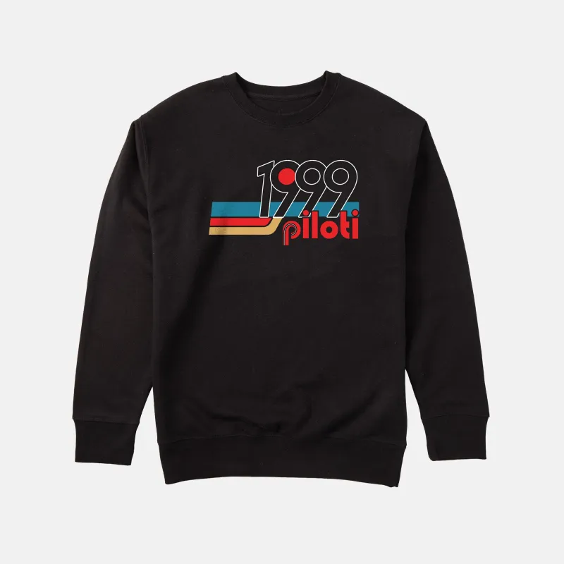 Retro 1999 Crewneck - Black sold by Piloti Driving Shoes