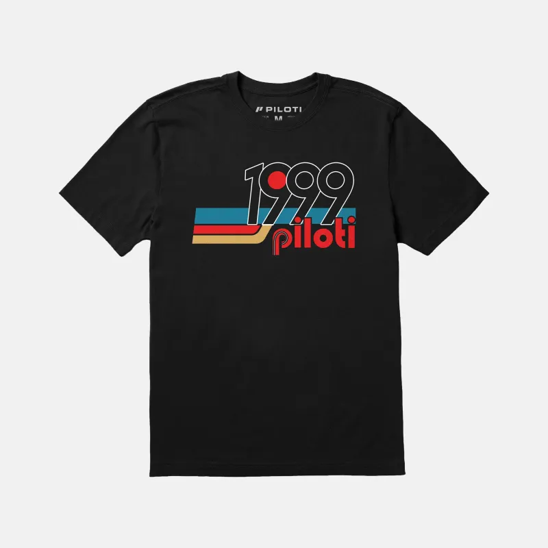 Retro 1999 T-Shirt - Black sold by Piloti Driving Shoes
