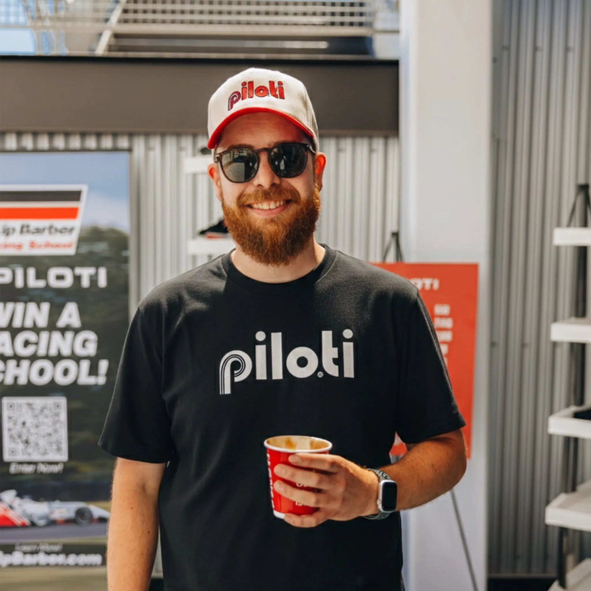 Retro Classic T-Shirt - Black sold by Piloti Driving Shoes product image thumbnail 2