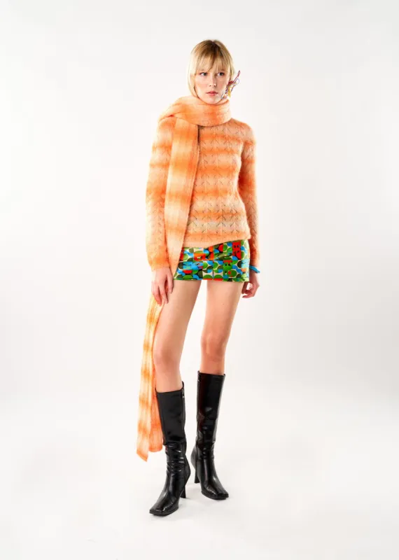 Pull Moe Orange made by MIRAE PARIS