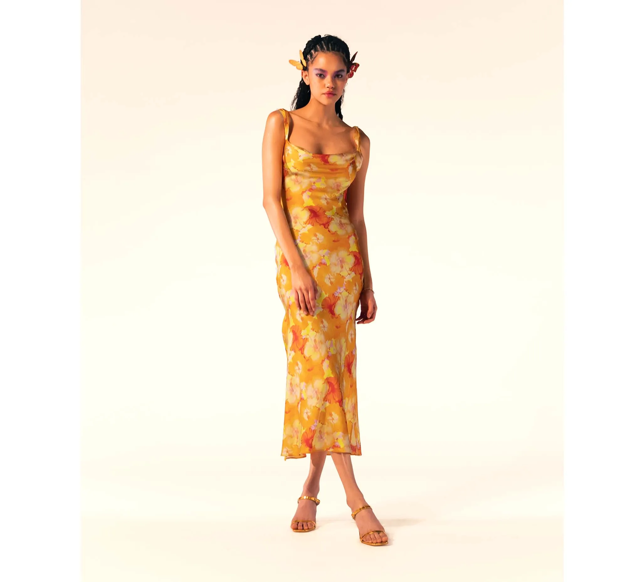 Thea Orange sold by MIRAE PARIS product image thumbnail 3