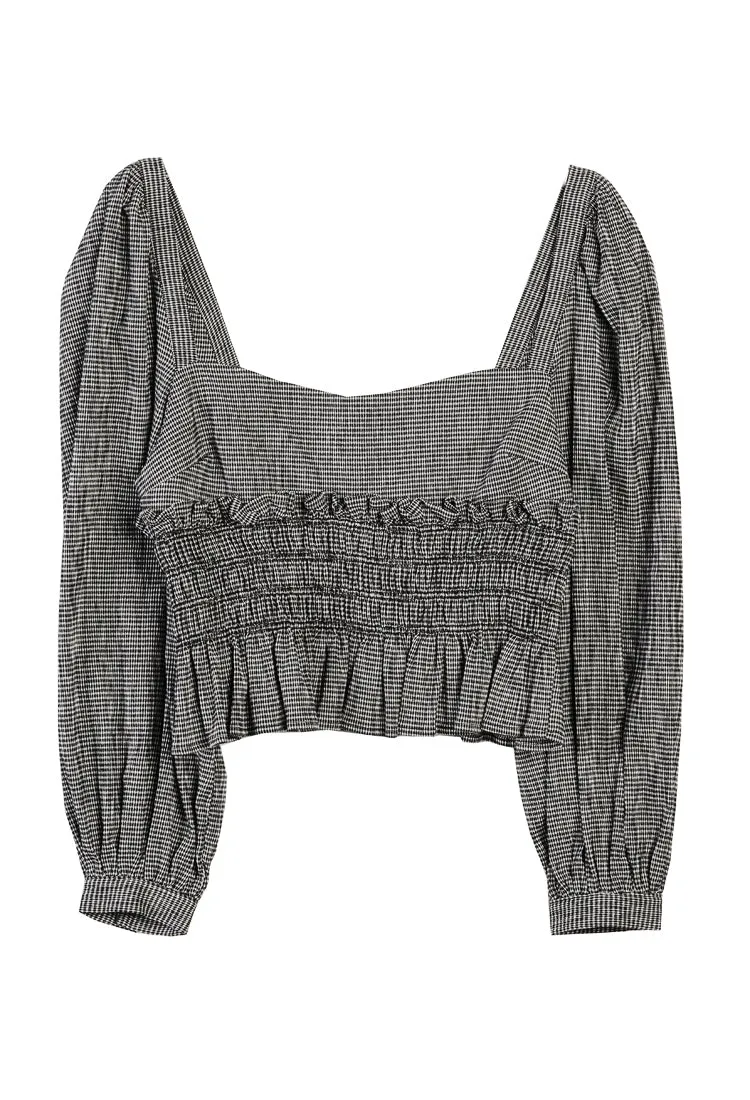 Katina Top Gingham sold by Ciao Lucia product image thumbnail 2