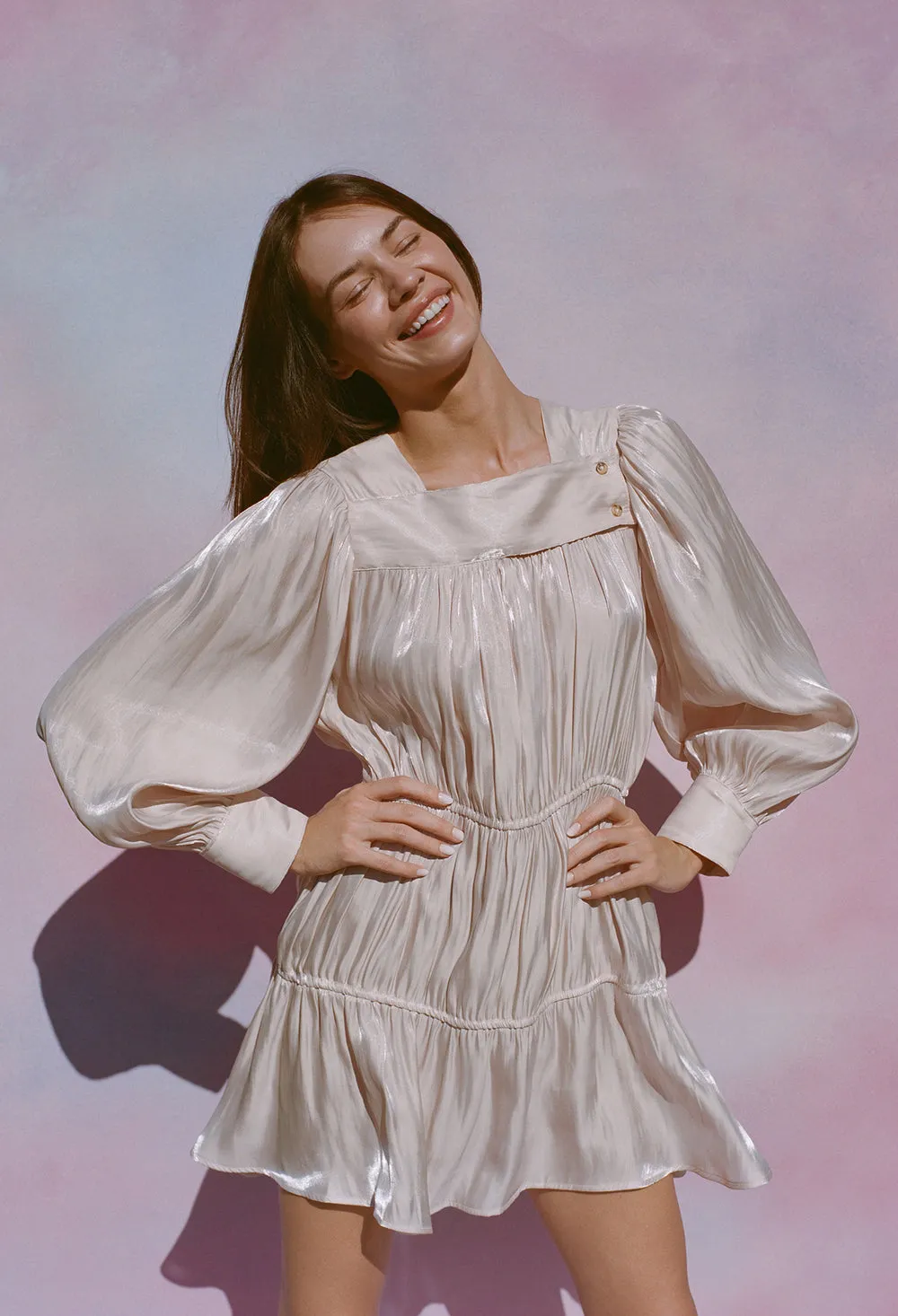 Alessandra Dress Pink Shell sold by Ciao Lucia