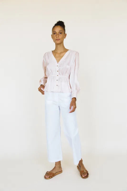 Talita Top Pink Shell Metallic made by Ciao Lucia