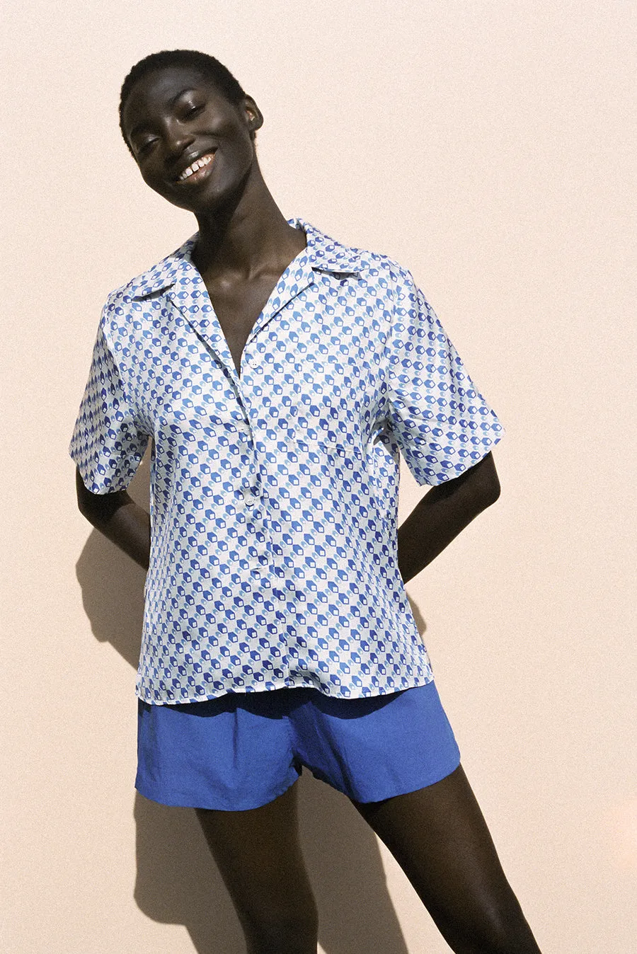 Hester Shirt Klein Blue sold by Ciao Lucia product image thumbnail 2