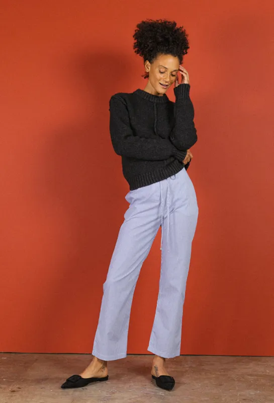 Anete Sweater Cashmere Charcoal made by Ciao Lucia