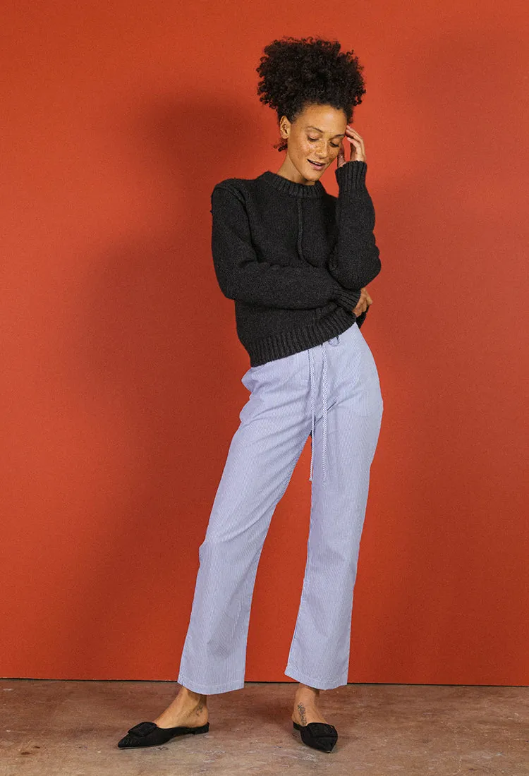 Anete Sweater Cashmere Charcoal sold by Ciao Lucia