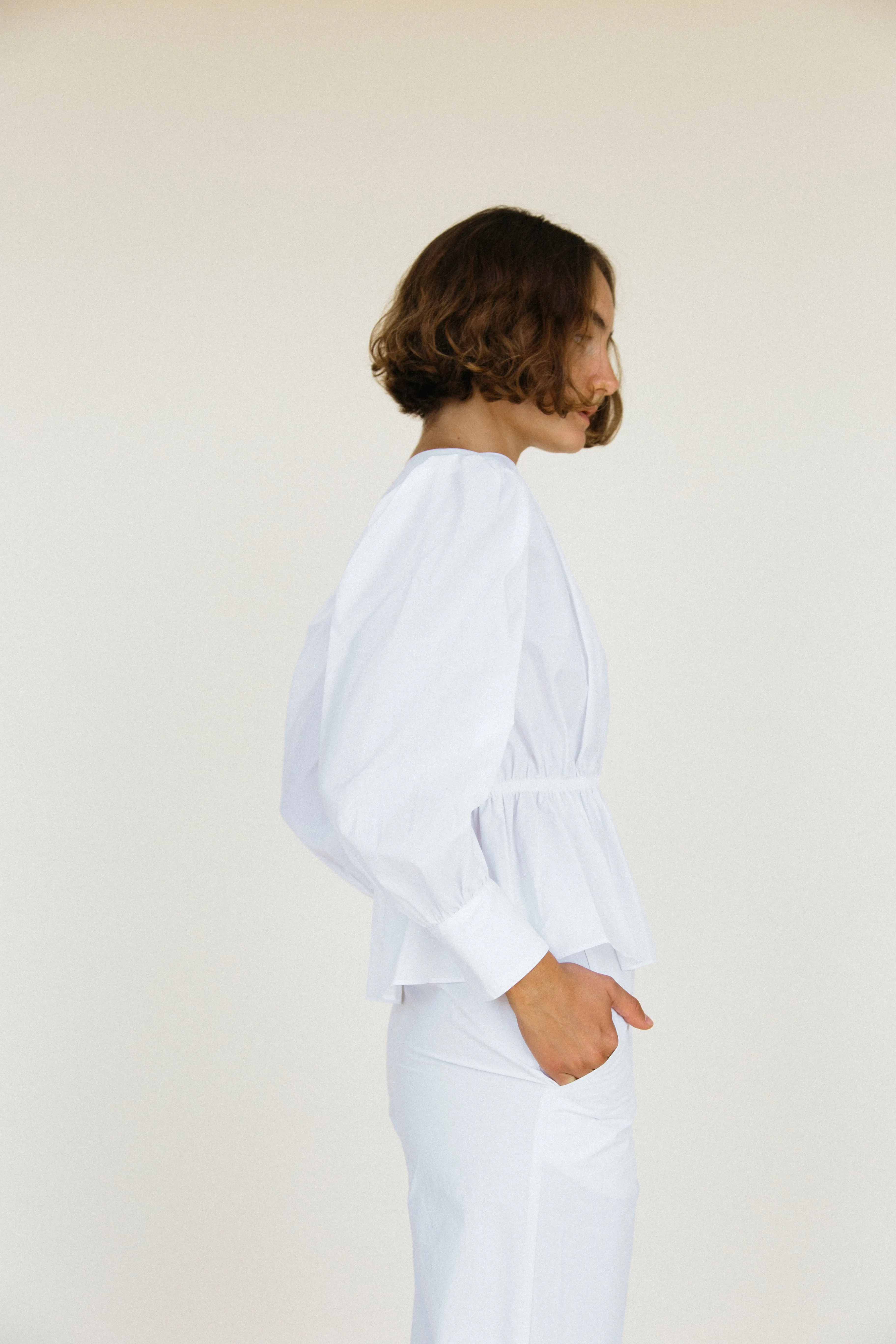 Talita Top White Cotton sold by Ciao Lucia product image thumbnail 2