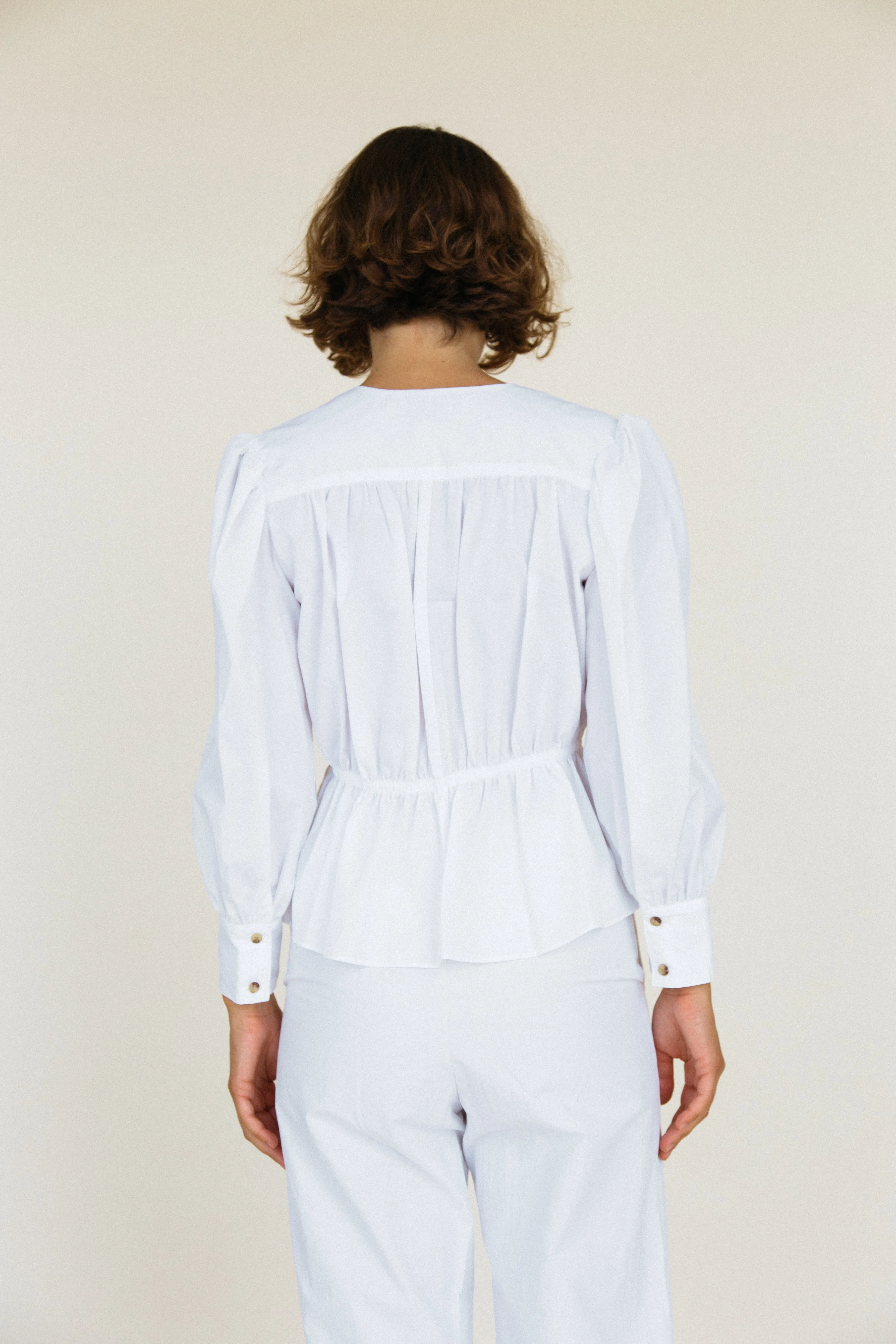 Talita Top White Cotton sold by Ciao Lucia product image thumbnail 3