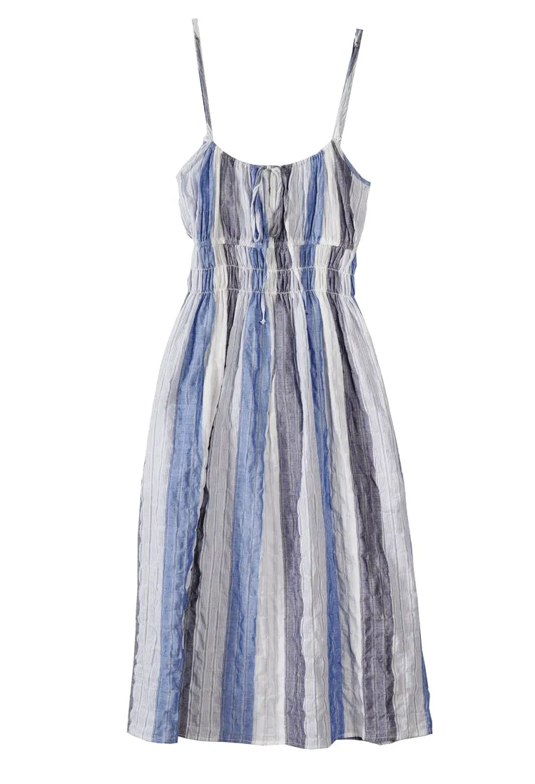 Gabriela Dress Crinkle Stripe Cotton sold by Ciao Lucia product image thumbnail 3
