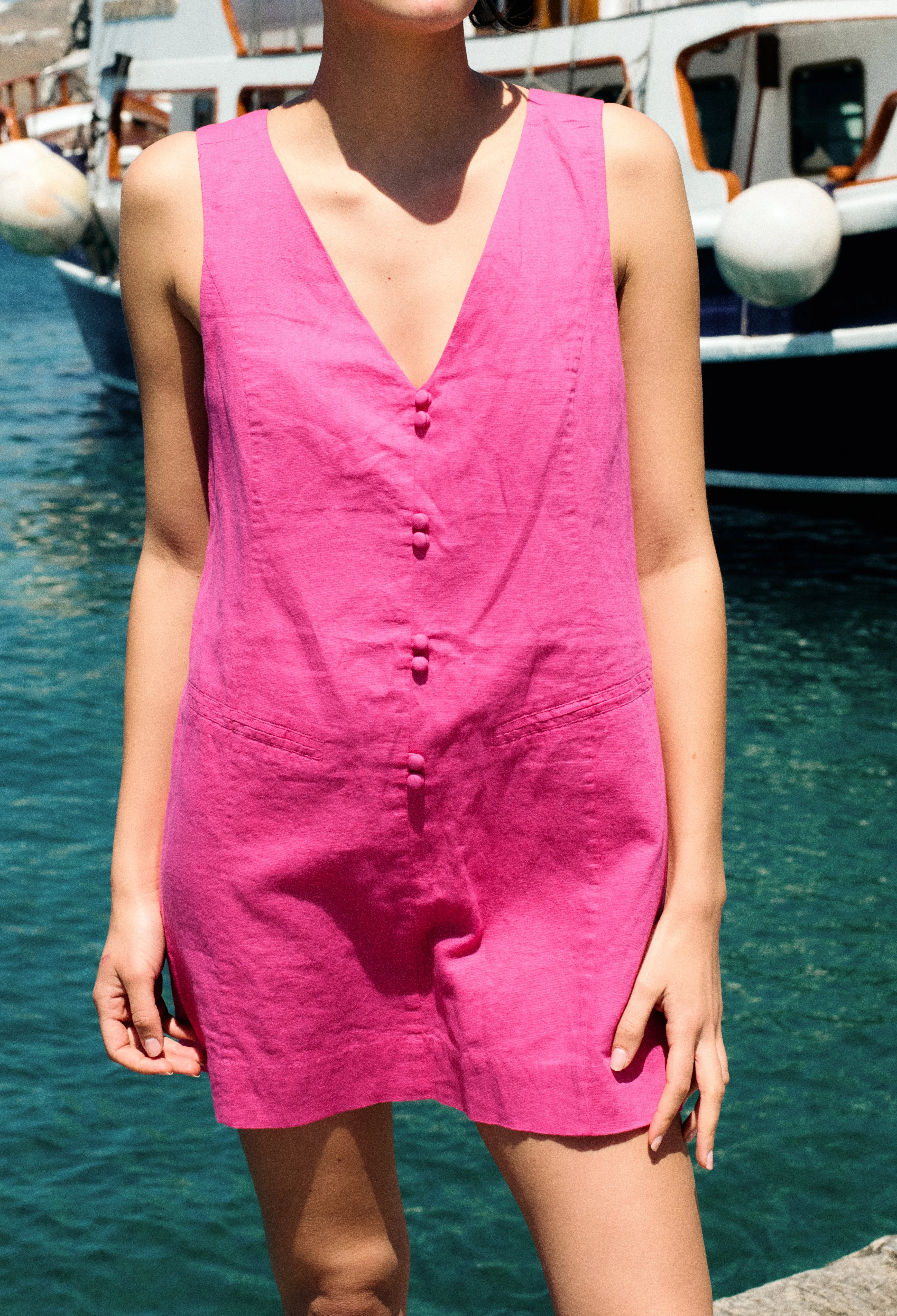 Malena Dress Hot Pink sold by Ciao Lucia