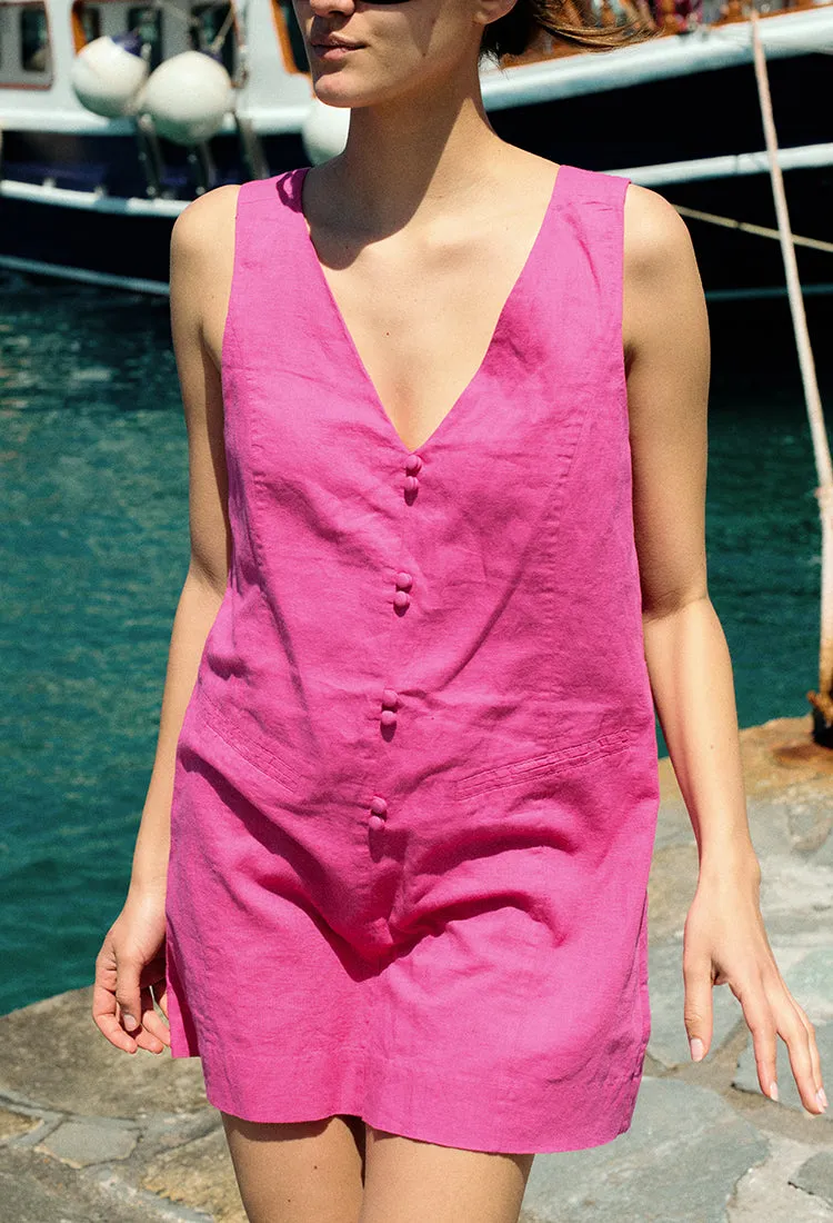 Malena Dress Hot Pink sold by Ciao Lucia product image thumbnail 4