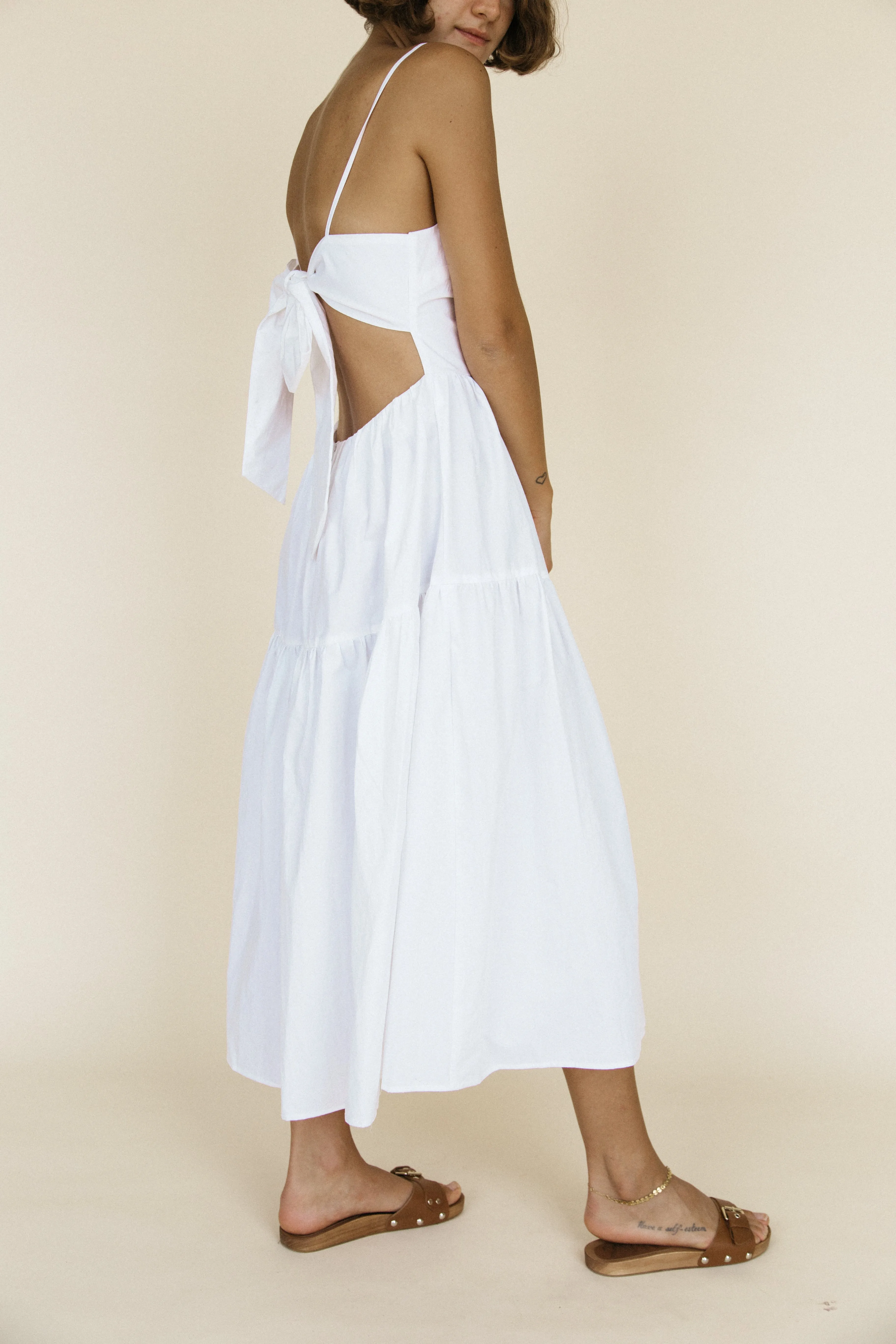 Gioia Dress White Washed Cotton sold by Ciao Lucia product image thumbnail 2