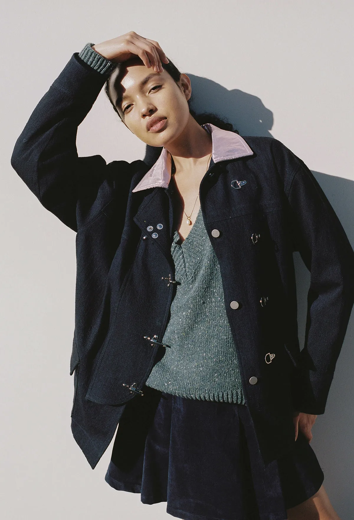 Henry Coat Midnight sold by Ciao Lucia product image thumbnail 3