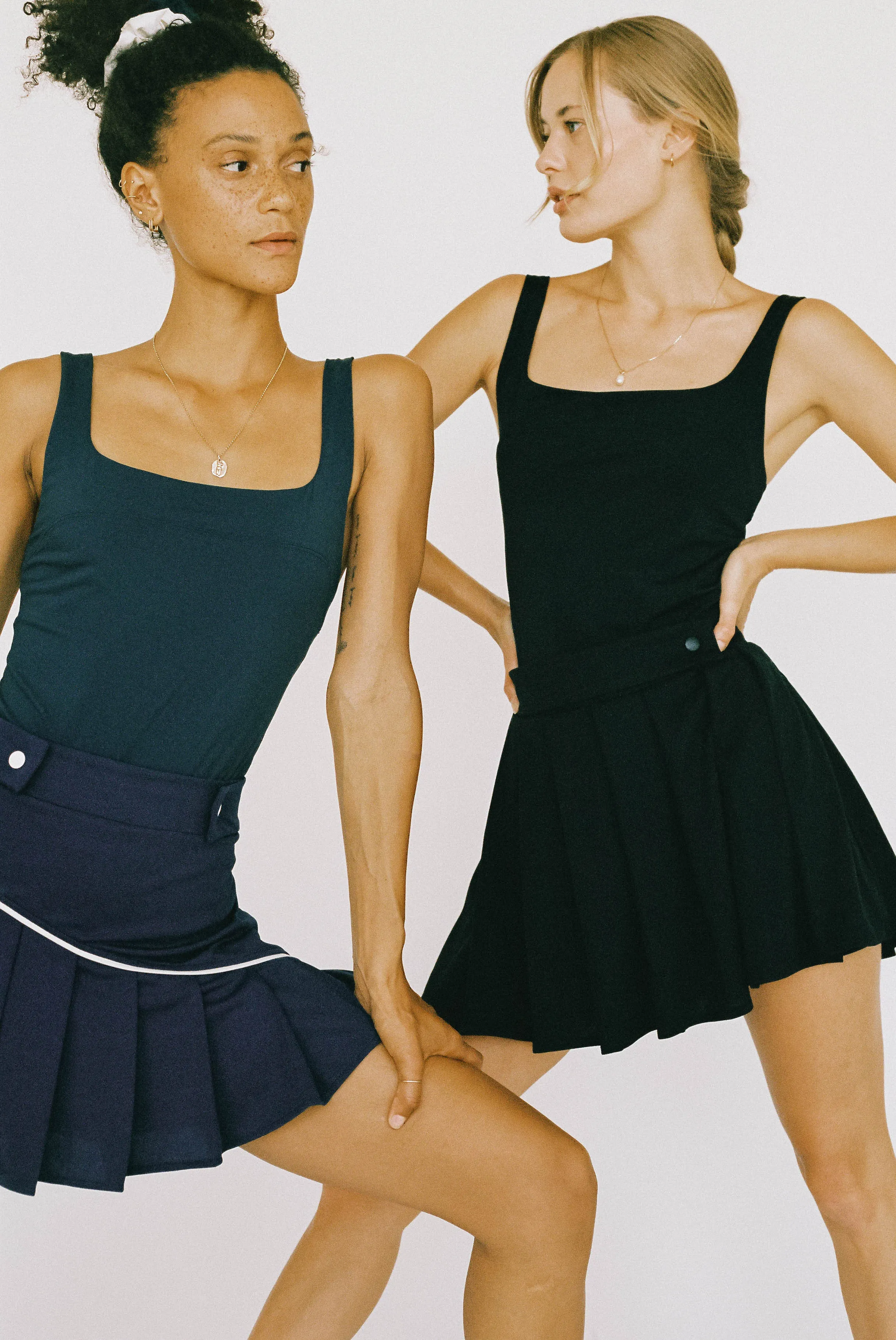 Tennis Tank Navy sold by Ciao Lucia product image thumbnail 3