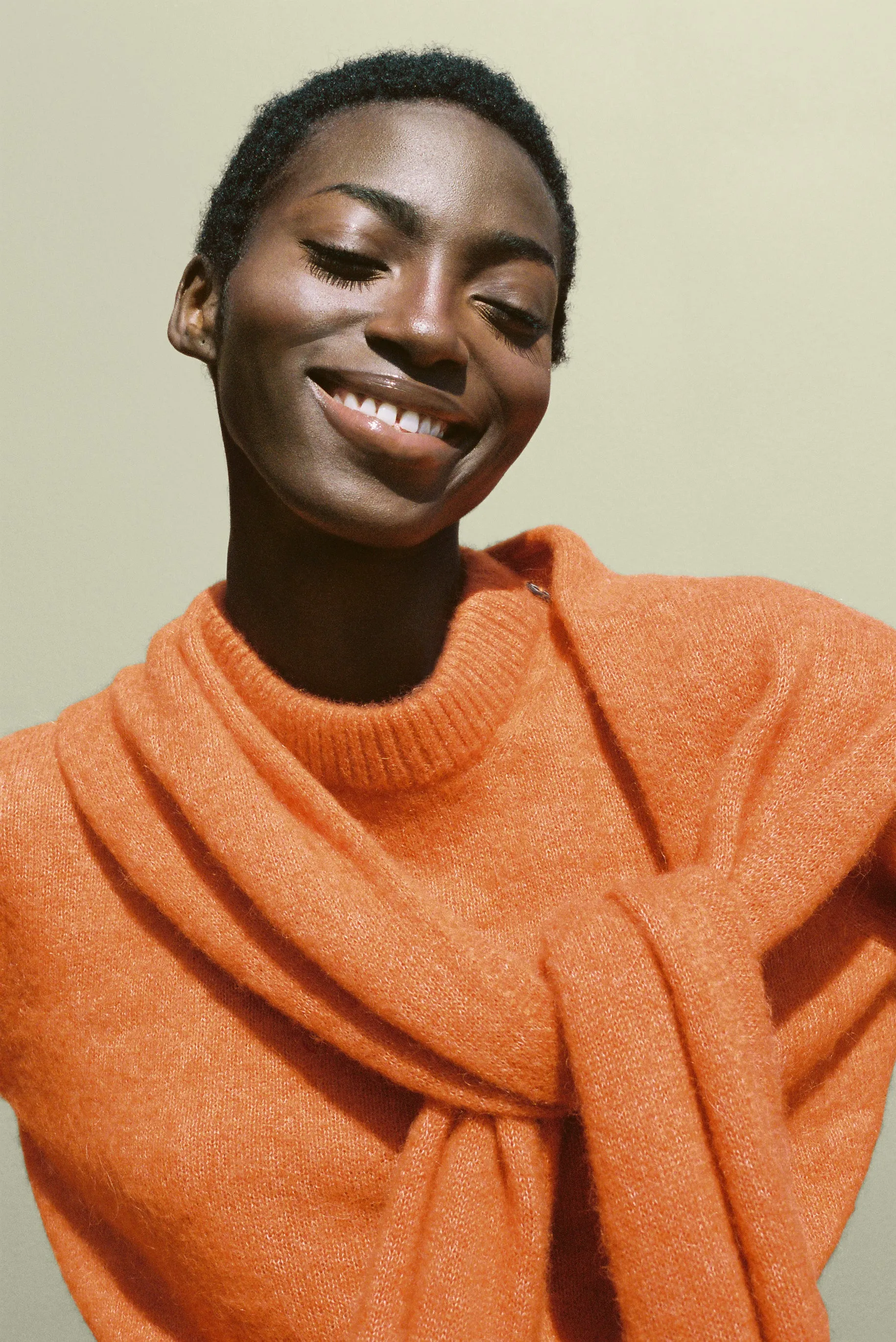 Bernard Sweater in Orange sold by Ciao Lucia product image thumbnail 2