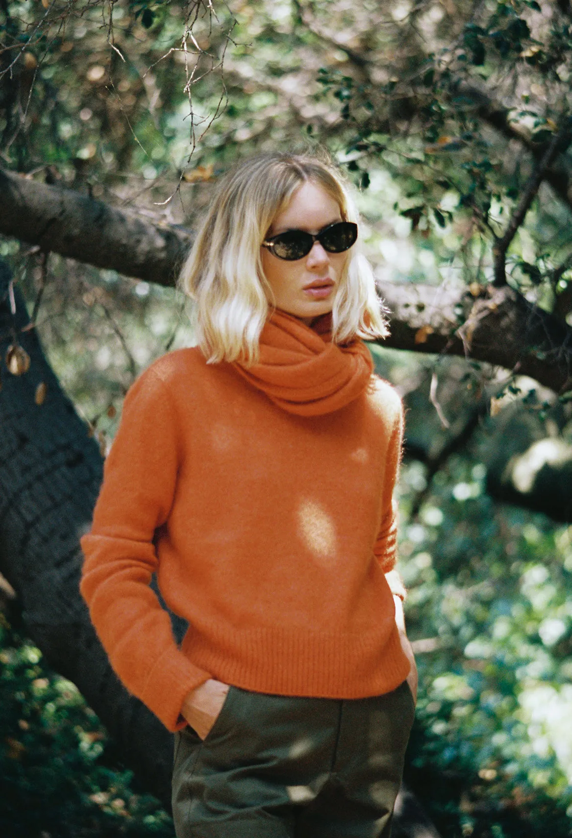 Bernard Sweater in Orange sold by Ciao Lucia product image thumbnail 3