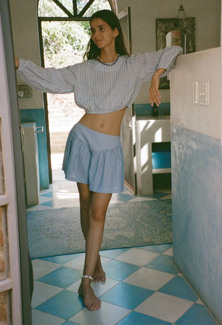 Aleka Top Azure sold by Ciao Lucia