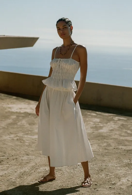 Suso Skirt White made by Ciao Lucia