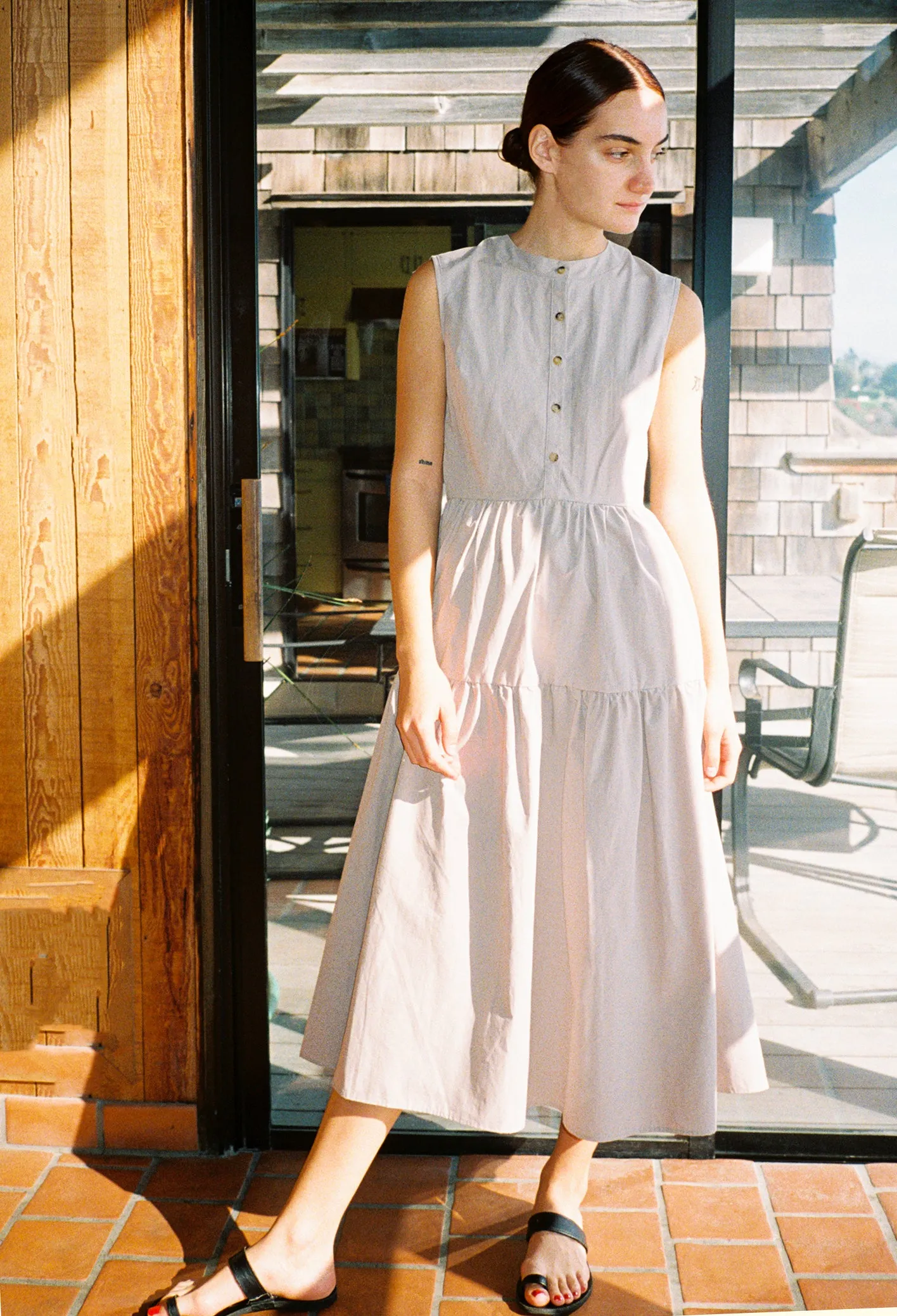 Freya Dress Khaki sold by Ciao Lucia