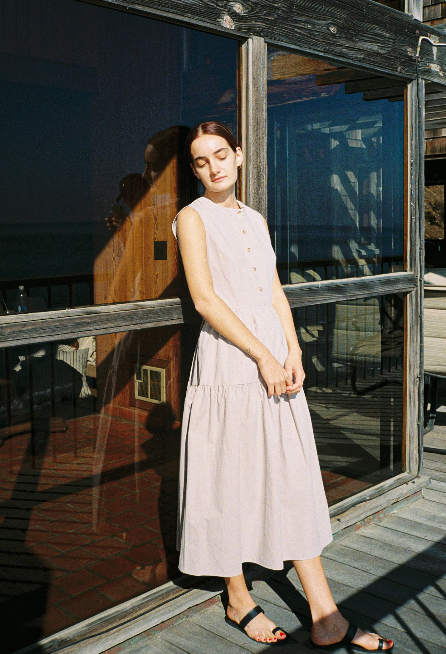 Freya Dress Khaki sold by Ciao Lucia product image thumbnail 2