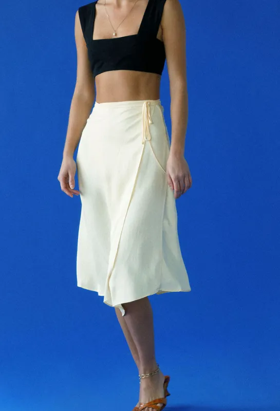 Ricarda Skirt Lemon Sustainable made by Ciao Lucia