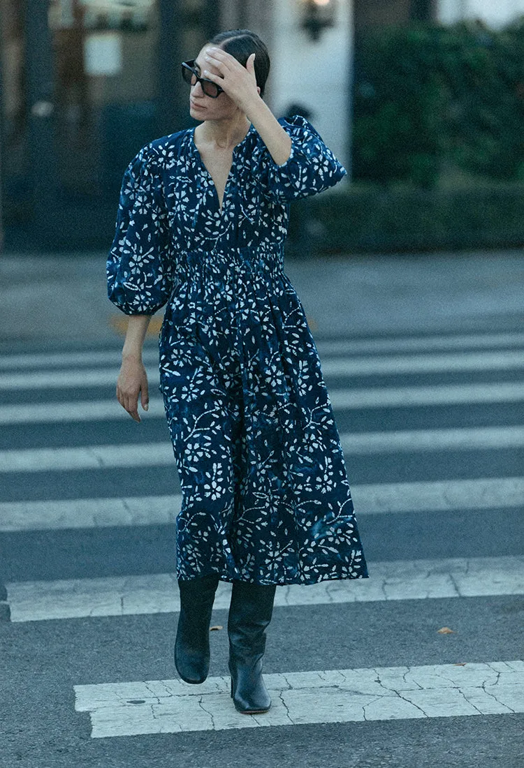 Georgina Dress Indigo sold by Ciao Lucia