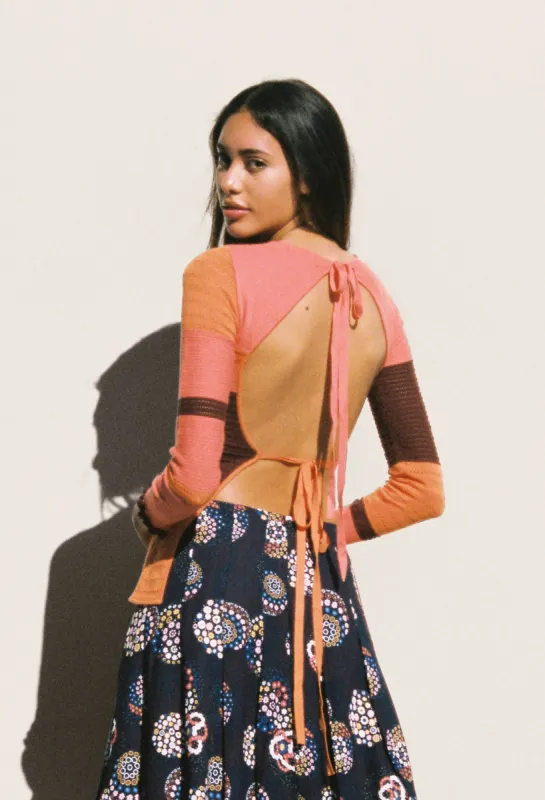 Oria Top Eggplant made by Ciao Lucia