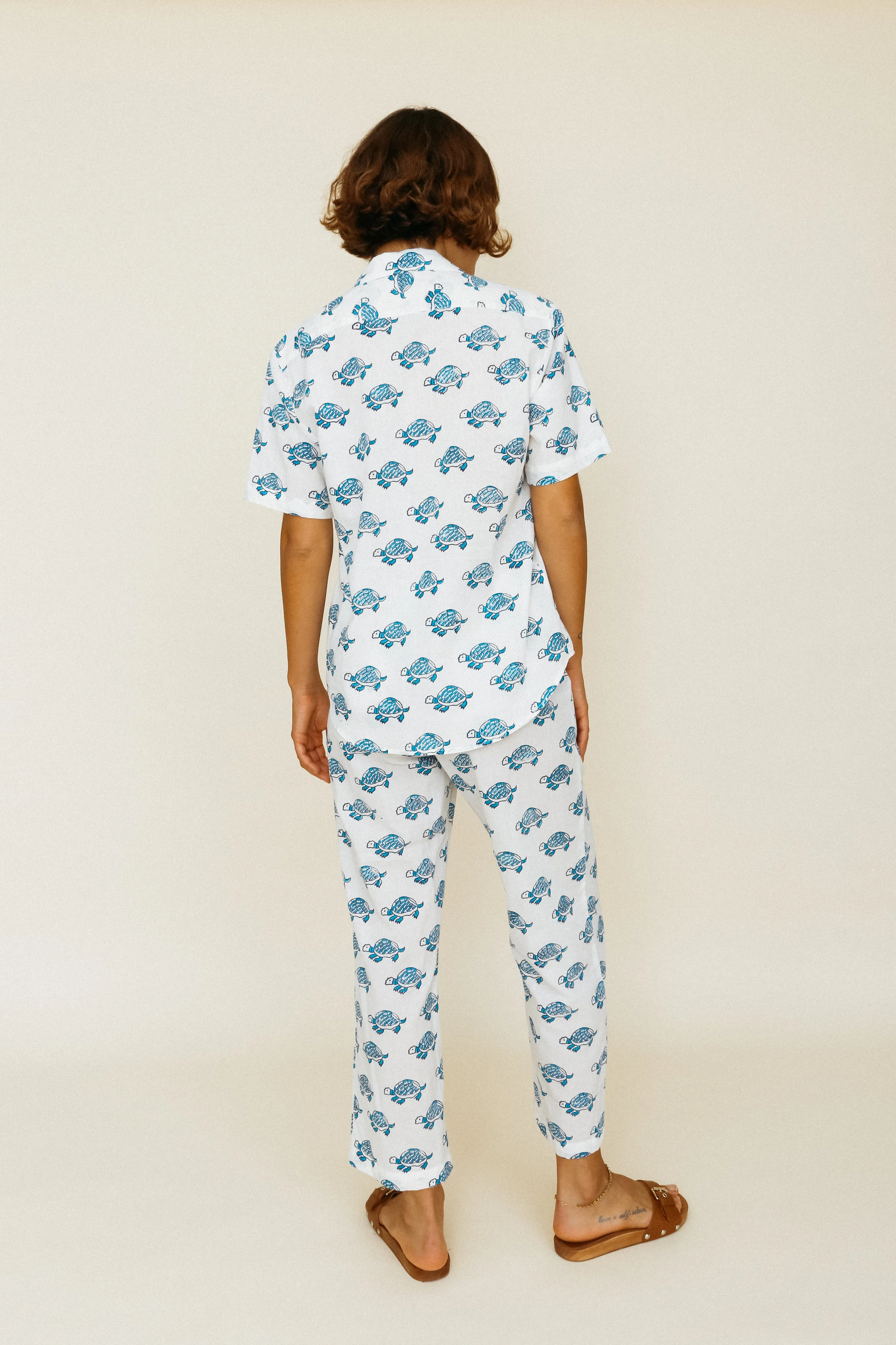 Pietro Pant Turtle Block Print sold by Ciao Lucia product image thumbnail 4