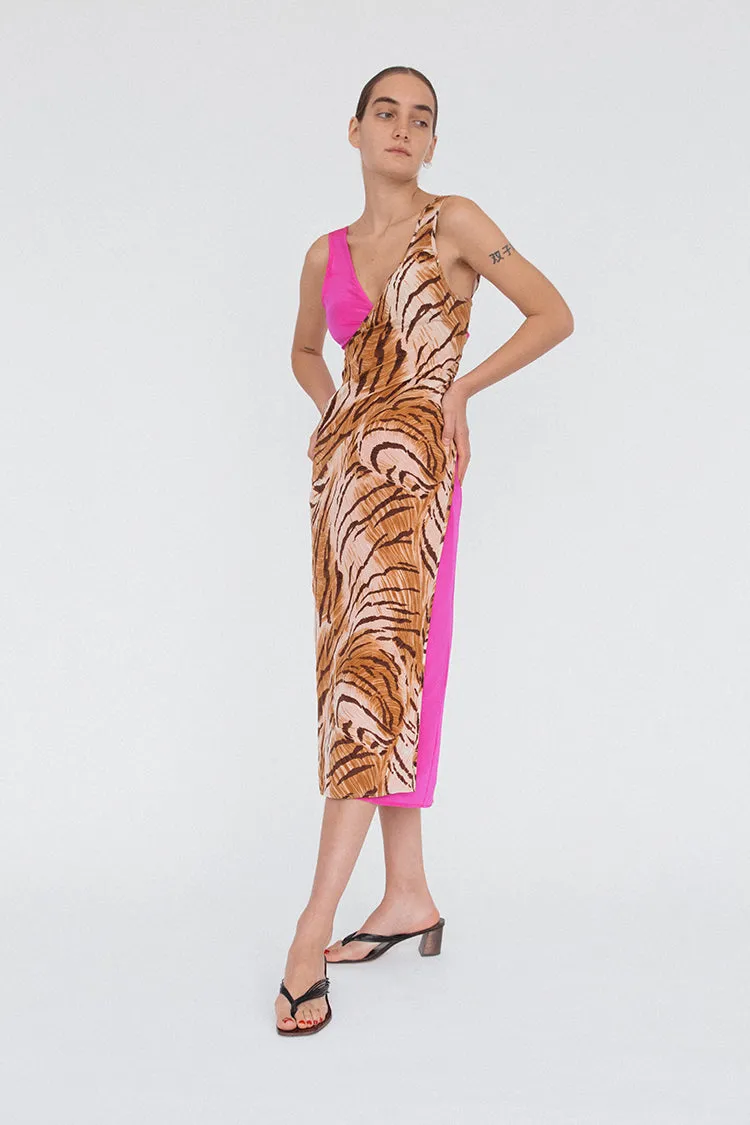 Marguerita Dress Tiger/Fuchsia sold by Ciao Lucia product image thumbnail 2