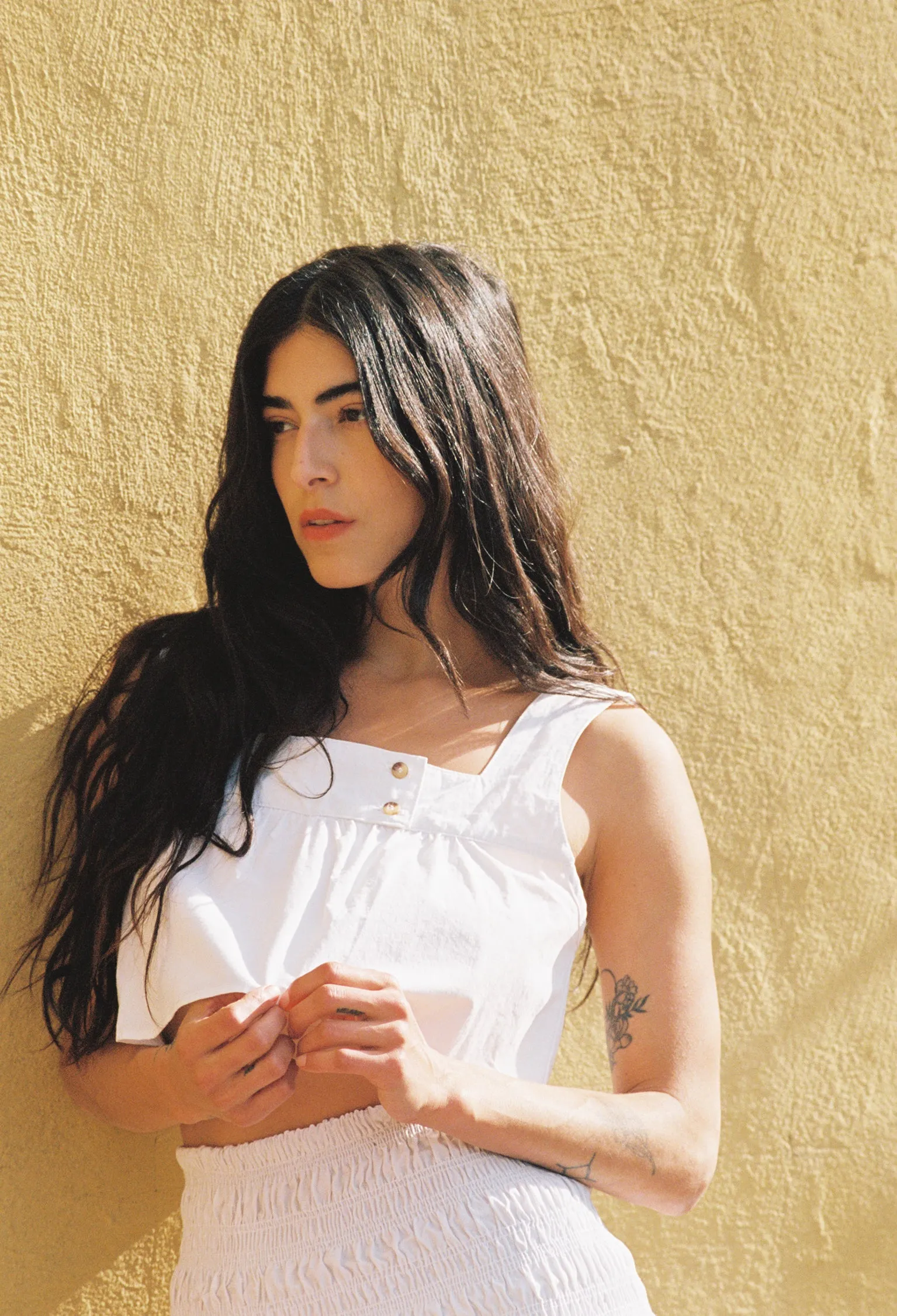 Eva Top White Cotton sold by Ciao Lucia product image thumbnail 2