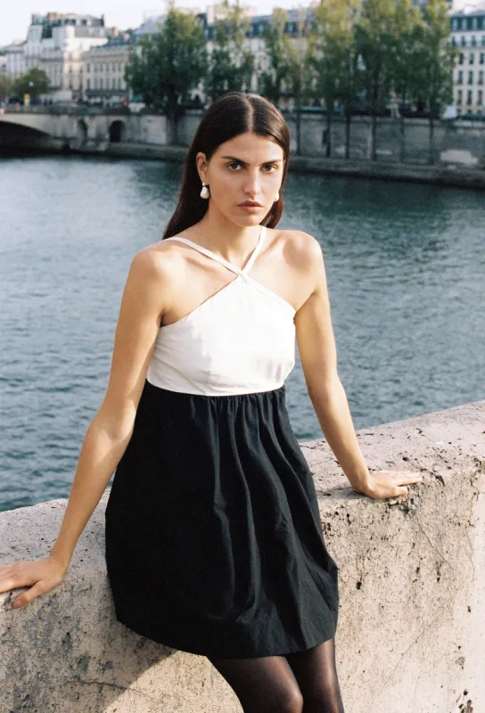 Salome Dress Parchment sold by Ciao Lucia