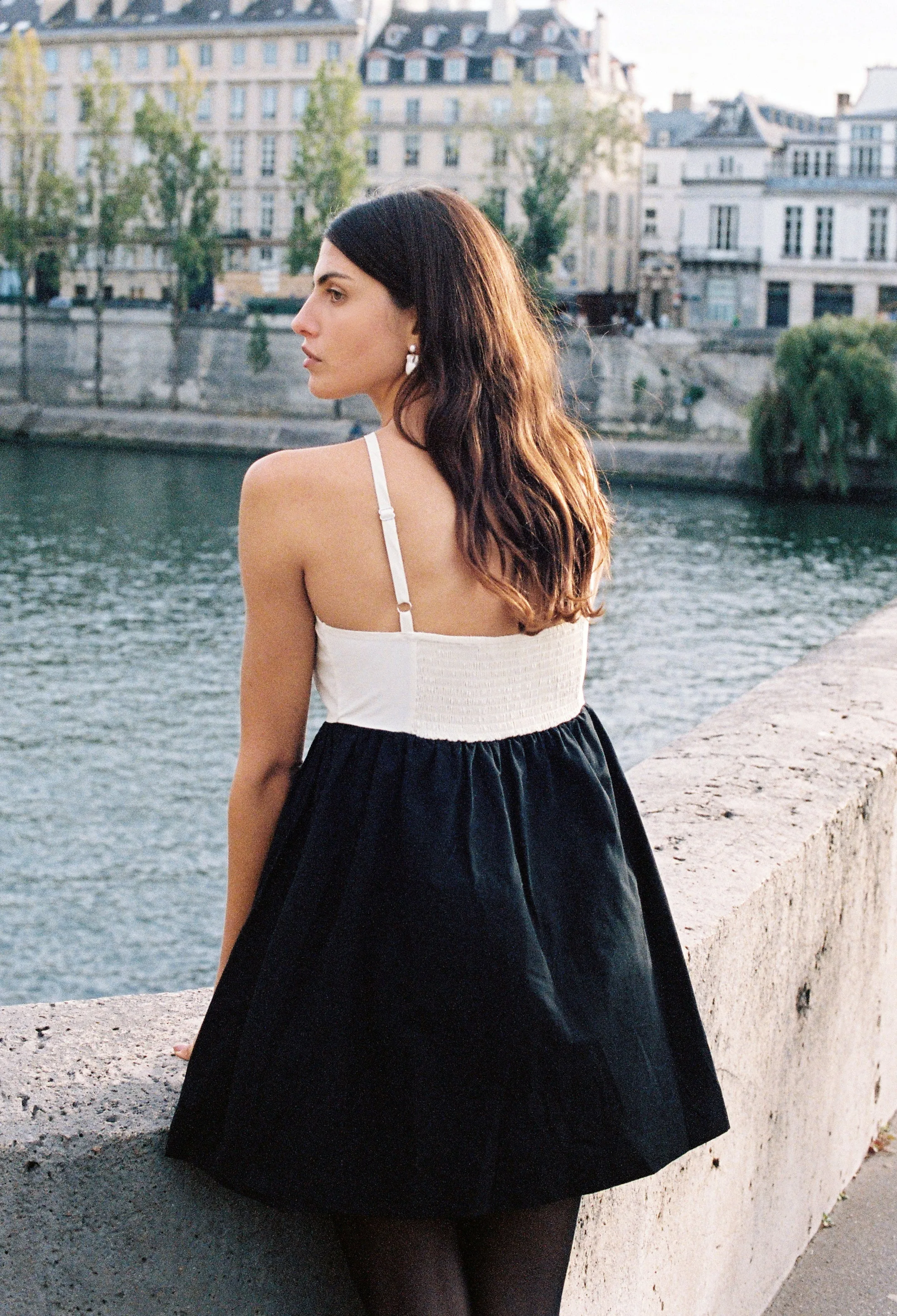 Salome Dress Parchment sold by Ciao Lucia product image thumbnail 5