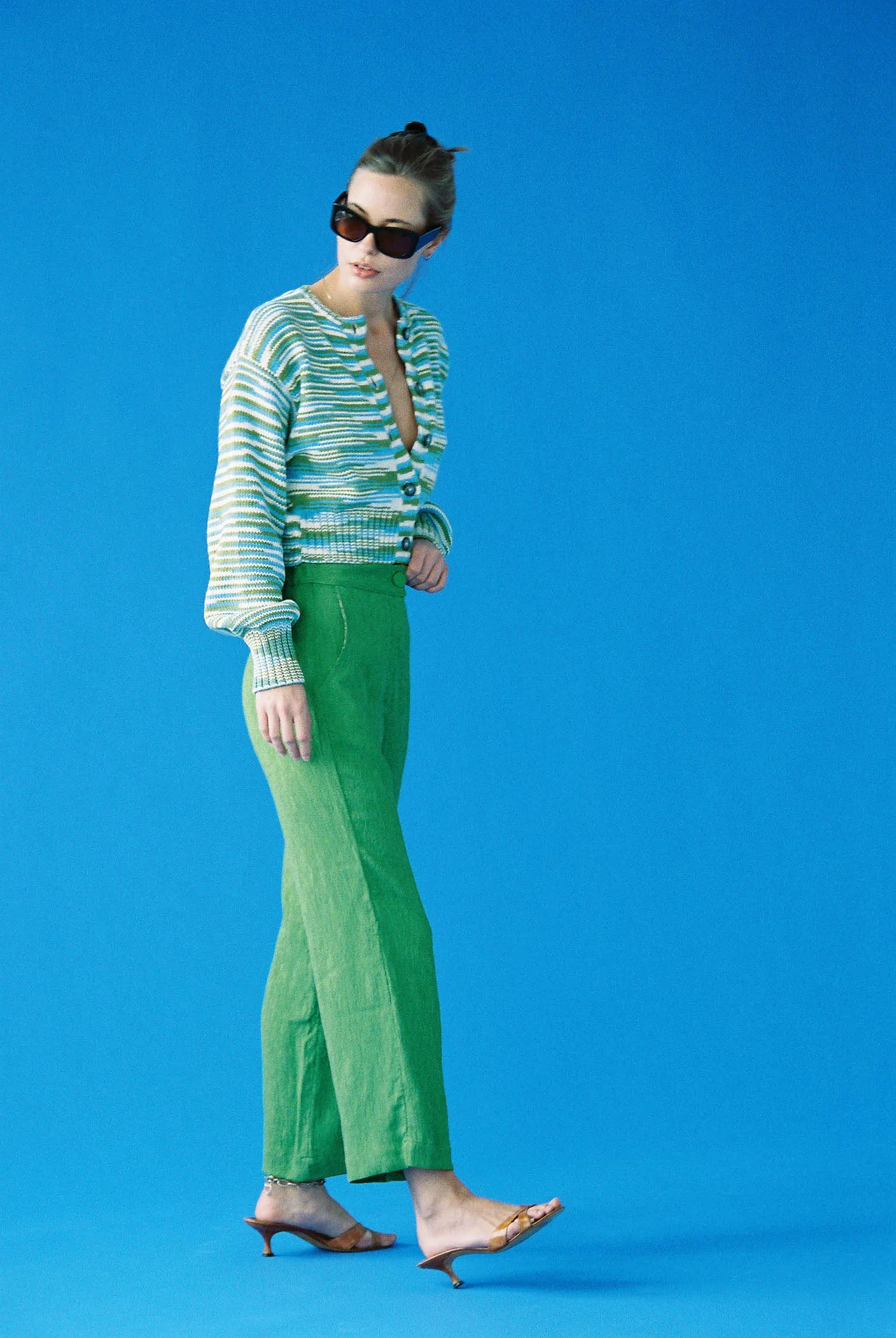 Varese Cardigan Seaglass sold by Ciao Lucia product image thumbnail 3