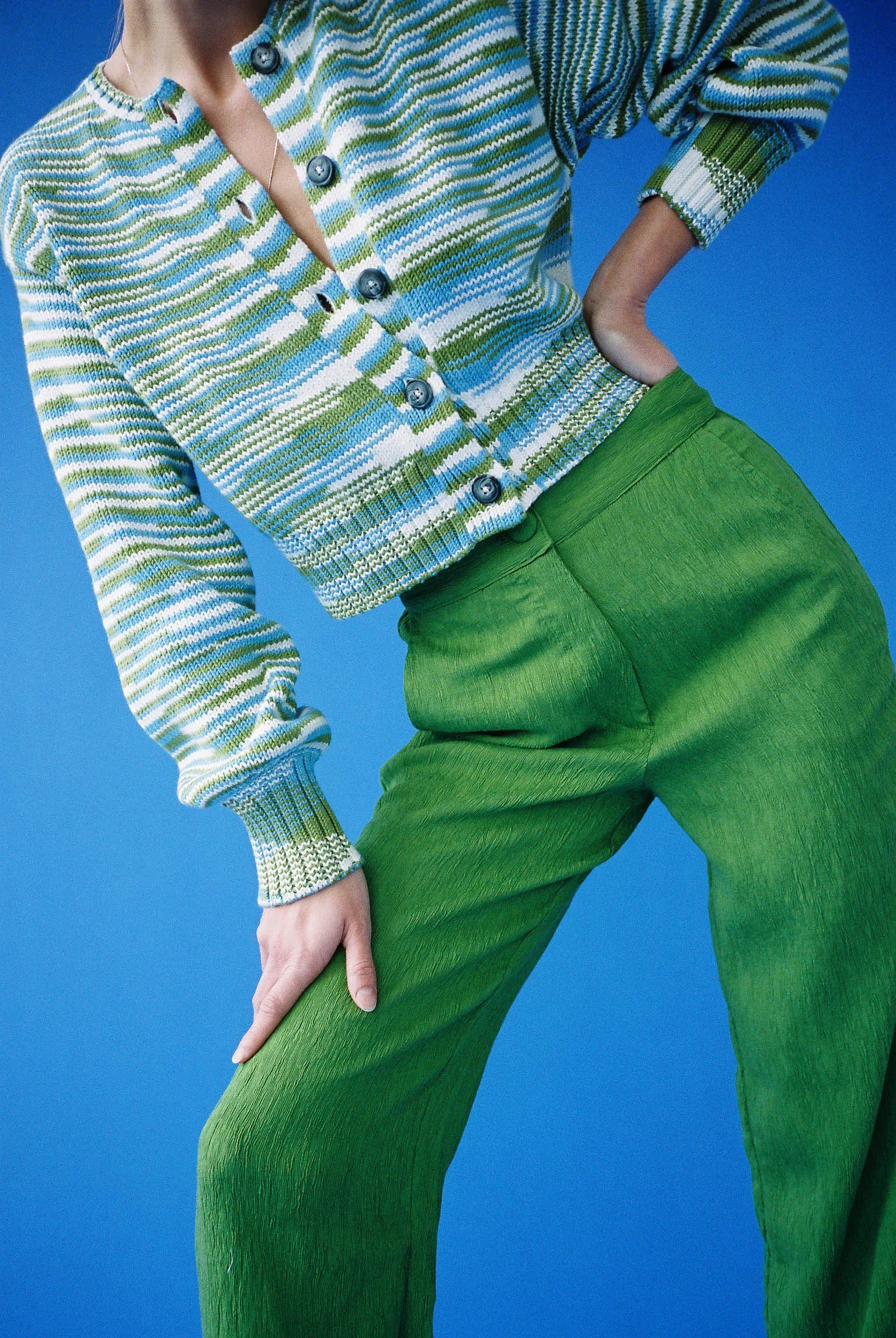 Varese Cardigan Seaglass sold by Ciao Lucia