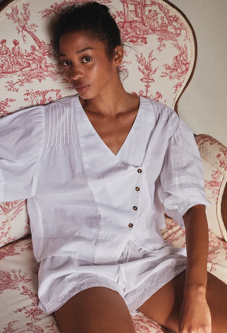 Ximena Top White sold by Ciao Lucia product image thumbnail 3