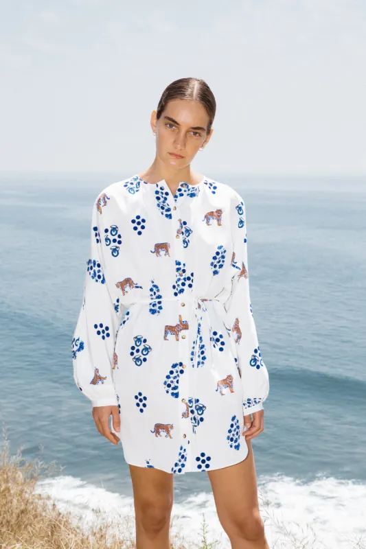 Isabella Dress Ceramica Print made by Ciao Lucia