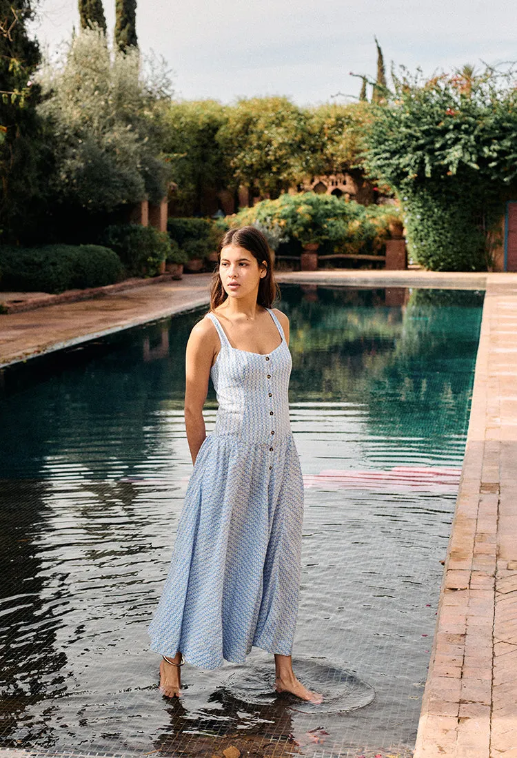 Hoku Dress Azure sold by Ciao Lucia product image thumbnail 4