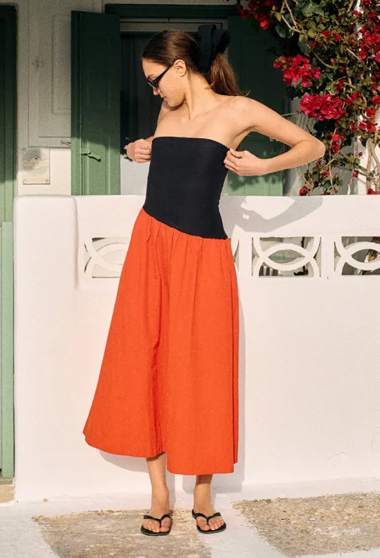 Tadeo Dress Rosso sold by Ciao Lucia