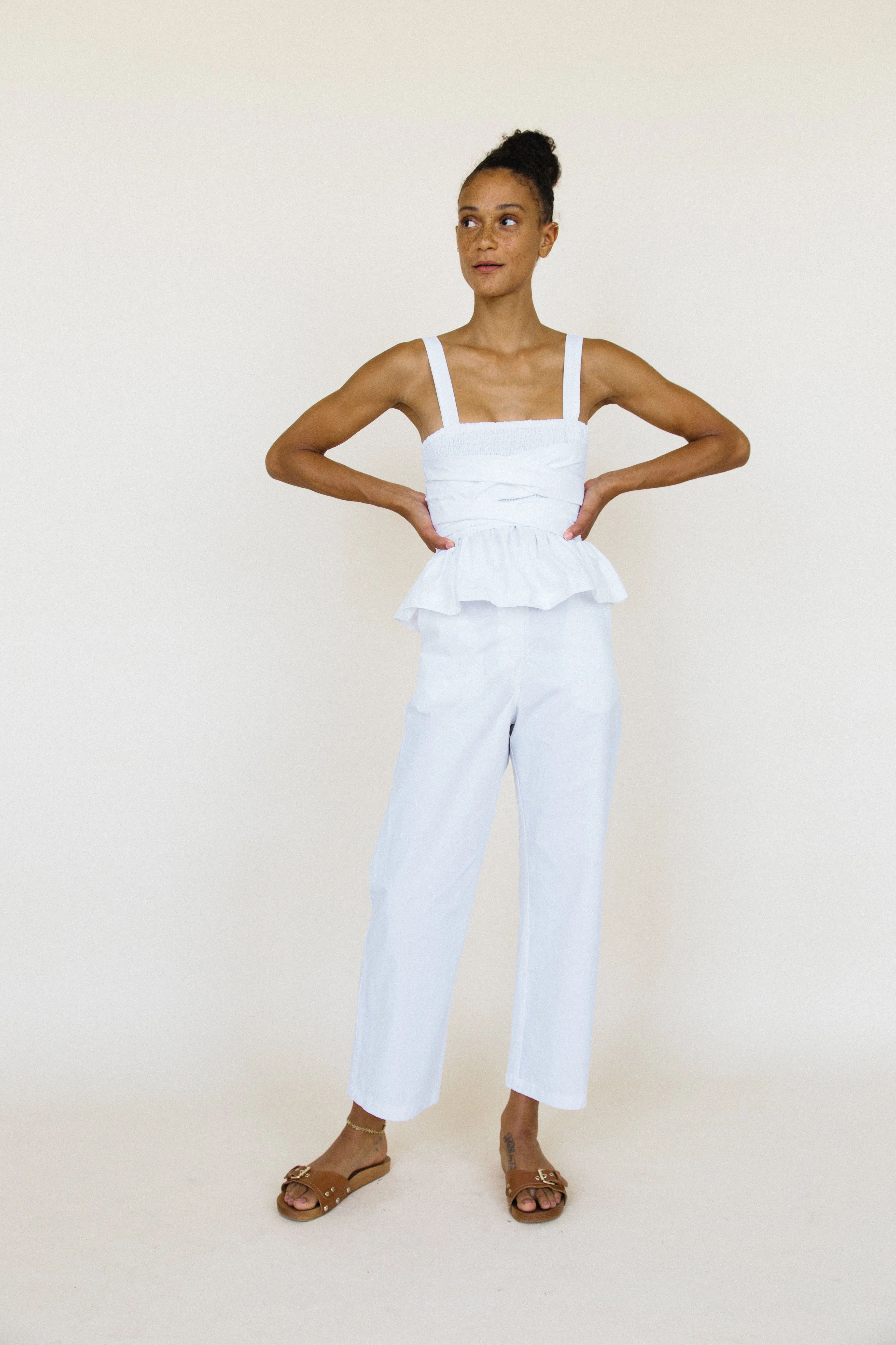 Isla Top White Washed Cotton sold by Ciao Lucia product image thumbnail 5