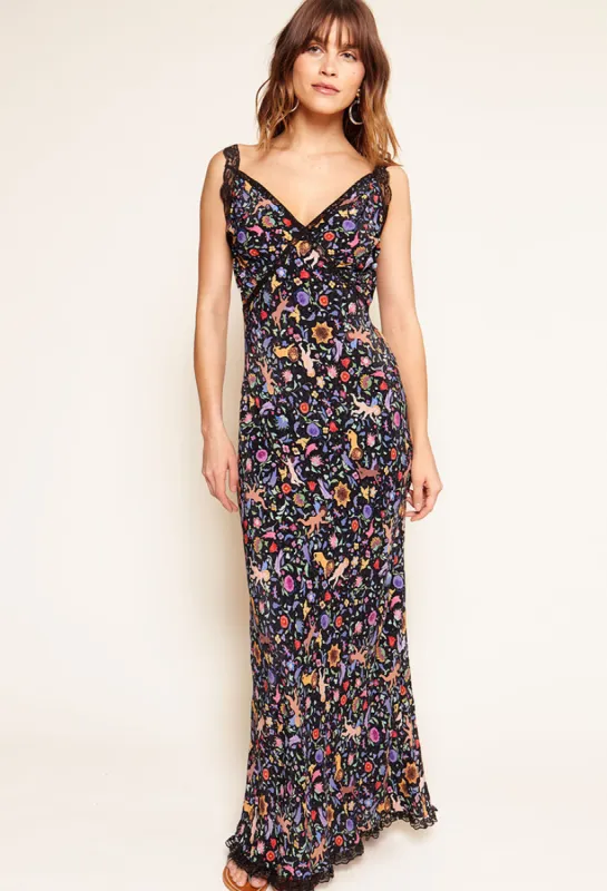 Rixo x Ciao Lucia Flick Dress Black sold by Ciao Lucia