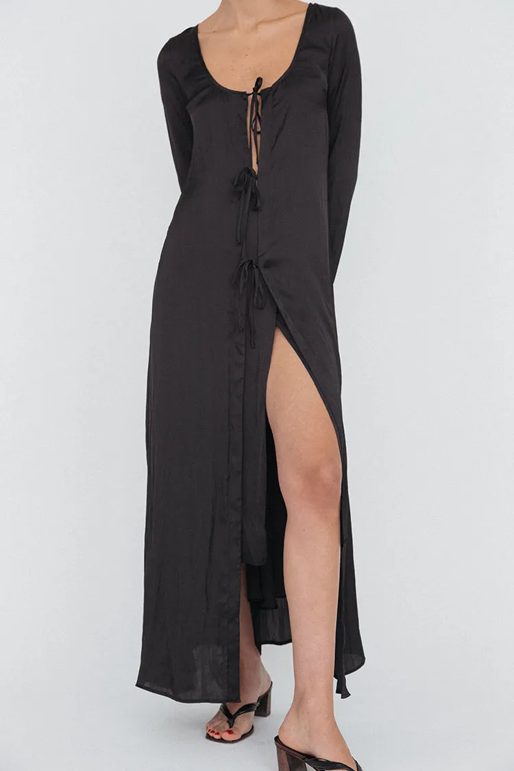 Mila Dress Matte Black sold by Ciao Lucia product image thumbnail 4