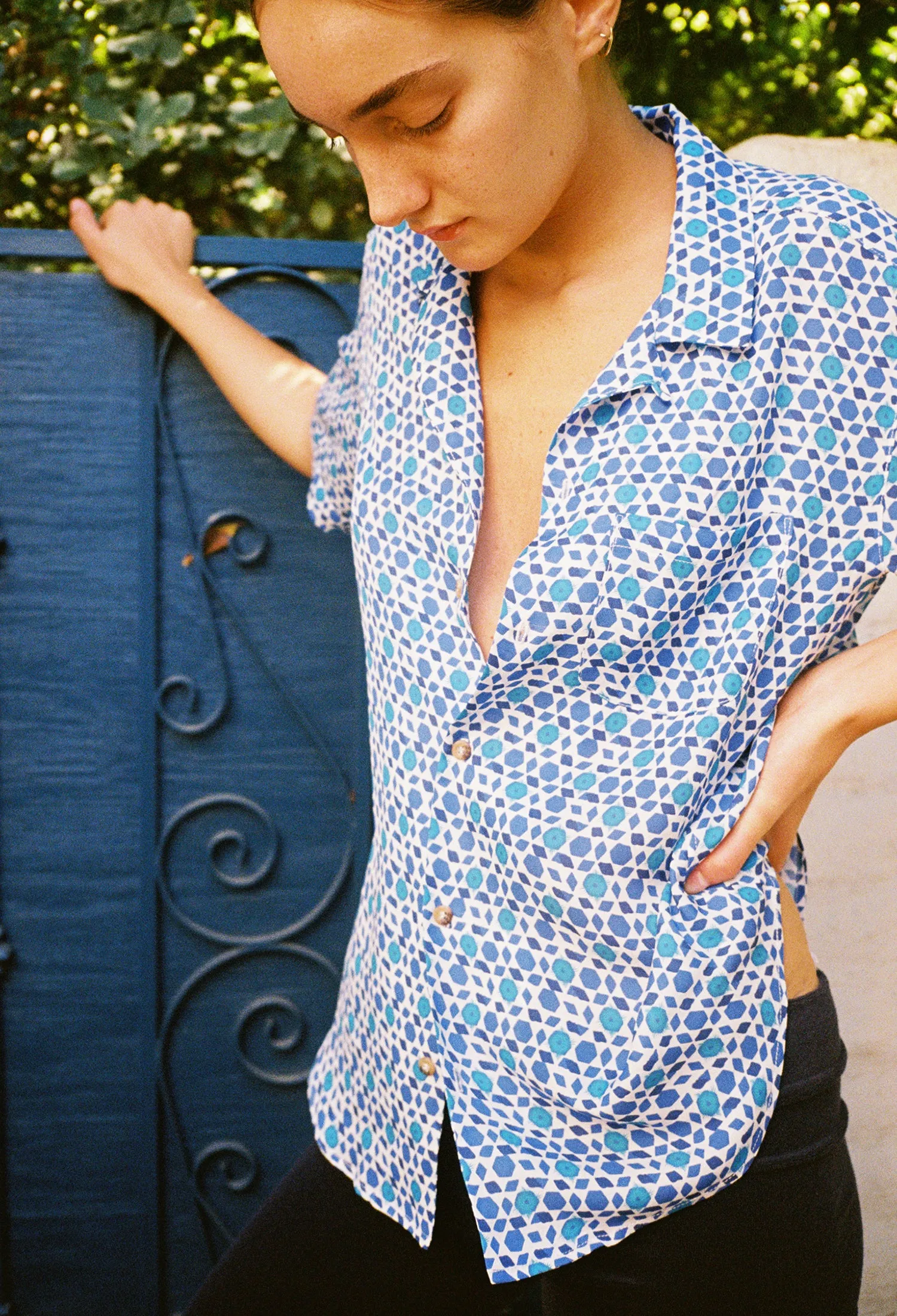 Gio Shirt Tile Print sold by Ciao Lucia product image thumbnail 3